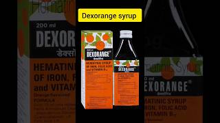 Dexorange syrup use composition and side effects anemia weakness irondeficiencyanaemia [upl. by Sualocin531]