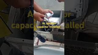 Ac outdoor capacitor installed electrical capacitor outdoor airconditioner [upl. by Kenti142]