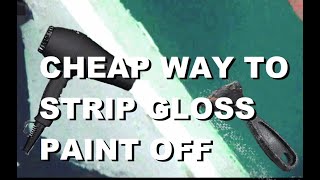 How to strip gloss paint off wooden skirting board [upl. by Curt]