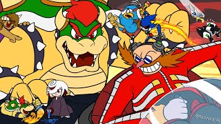 DEATH BATTLE REACTION  Bowser VS DrEggman Mario VS Sonic [upl. by Eentruok281]