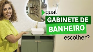 Como escolher gabinete de banheiro [upl. by Veta48]