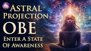 Astral Projection Guided Meditation ✨Enter A State Of Awareness Subliminal Rain Binaural Beats [upl. by Gladwin]