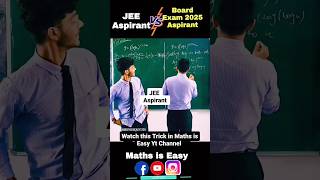 Differentiation Shortcut Trick 🔥 JEE Aspirant vs Class 12 Board Student fun shorts ytshorts yt [upl. by Elset]