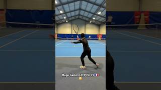 Hugo Gaston feels the ball and the lob Practice with the Tennis Club de BoulognesurMer tennis [upl. by Marna]