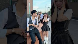 Coppy cat 😝😝 funny cindy tiktok couple comedy class [upl. by Ehctav]