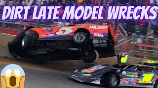 Dirt Late Model Wrecks [upl. by Nuj]