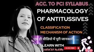 Pharmacology of Antitussives ll Classification amp Mechanism of Action ll Easy way ll With notes [upl. by Wendall33]