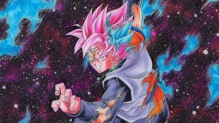 Goku Black Vs Goku Drawing  Transittion Effect [upl. by Htebizile]