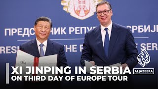 Xi Jinpings visit To Serbia highlights EastWest relations and economic ties [upl. by Erdried556]