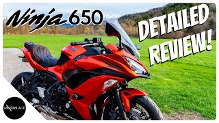 Kawasaki Ninja 650 Review Why Its The Best MidRange Sports Bike  MOTOBLADE [upl. by Haliehs]