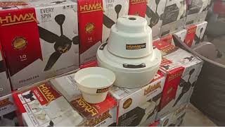 Himax AcDC Ceiling Fan Himax Solar N type A grade 180 watt mono [upl. by Kahl351]