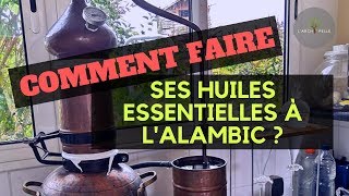 Comment faire ses HUILES ESSENTIELLES à LALAMBIC [upl. by Charry]