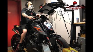 2018 KTM 1290 Super Duke R  Austin Racing Dyno [upl. by Atteiluj]