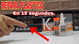 🎯COMO REPARAR PLÁSTICO ROTO EN 15 SEGUNDOS SOLUCION DEFINITIVA [upl. by Baerman]