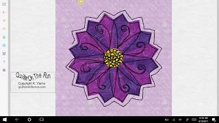 Dresden Plate Quilting Ideas Variation 5 [upl. by Nanah]