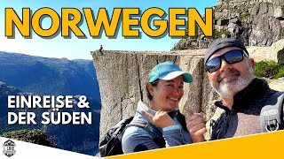 Unser NorwegenAbenteuer im Kastenwagen startet Von Hirthals zum Preikestolen norwegen [upl. by Aed]