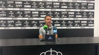 Rueda de prensa  Jose Ramón Rodríguez Postpartido vs RB Linense [upl. by Notlih]