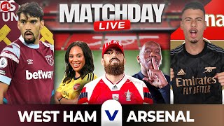 West Ham vs Arsenal  Match Day Live [upl. by Bobker]