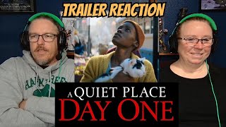 A QUIET PLACE DAY ONE  TRAILER REACTION  A QUIET PLACE 3 [upl. by Odla]