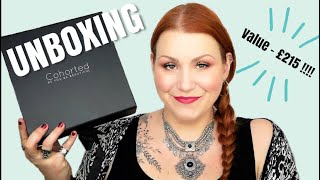 Cohorted January Luxury Beauty Subscription Box Unboxing [upl. by Riedel]