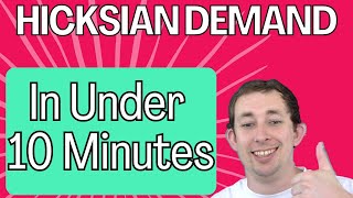 The Ultimate 9 Minute Guide to Hicksian Demand [upl. by Ahsenra]