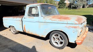 1964 F100 crown vic swap build progress [upl. by Lokkin]