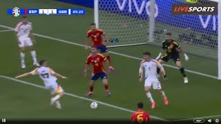 Florian Wirtz Goal Vs Spain  Spain 11 Germany Full Highlights  Spain Vs Germany Euro 2024 [upl. by Lambard]