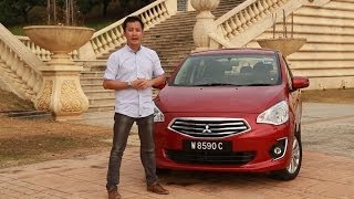 Mitsubishi Attrage GS review  AutoBuzzmy [upl. by Moscow]