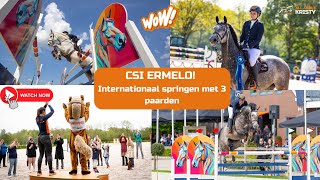 WINNEN amp VALLEN  Internationaal springen Ermelo in de TOP 3💥🤩 ✰vlo 357✰  Kristy Snepvangers [upl. by Noiramaj]