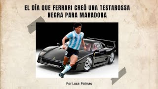 El día que FERRARI creó una TESTAROSSA NEGRA para Maradona Traje sandía loco [upl. by Brubaker]