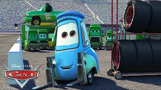 Every Guido Pitstop  Pixar Cars [upl. by Yerfdog]