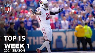 Top 15 Plays From Week 1  NFL 2024 Season [upl. by Akahs872]