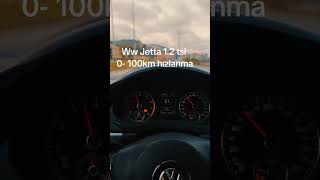 Jetta 12 tsi 0  100km hızlanması [upl. by Aicilaf]