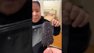 Chocolate ice Cream Eating Challenge 🍫shortsfeed [upl. by Noemys]