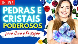 🔴LIVE Top 7 PEDRAS E CRISTAIS Mais Poderosos para Cura e Proteção [upl. by Nanek]