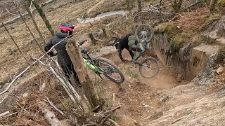 Dyfi bike park triple black [upl. by Annayehc875]