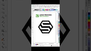 Creative Monogram Logo Design in Coreldraw arexid graphicdesign coreldraw tutorial logodesign [upl. by Yelhs]