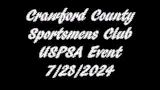 USPSA at Crawford County Sportsmens Club 7282024 [upl. by Alexis861]