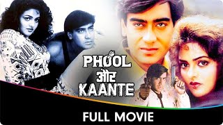 Phool Aur Kaante  Hindi Full Movie  Ajay Devgan Madhoo Aruna Irani Jagdeep Amrish Puri [upl. by Esorlatsyrc]