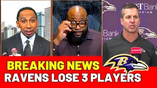 🚨CONFIRMED NOWRAVENS LOSE THREE IMPORTANT PLAYERSRAVENS NEWS TODAY [upl. by Mctyre]