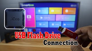 How to Connect and Eject USB Flash Drive to X96Q TV Box [upl. by Evers941]