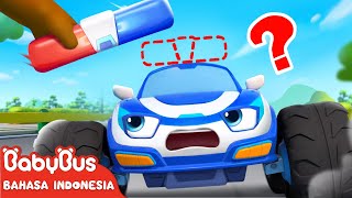 Dimana Sirene Mobil Polisi  🚨 Kartun Mobil Polisi  Truk Monster  BabyBus Bahasa Indonesia [upl. by Behlau466]