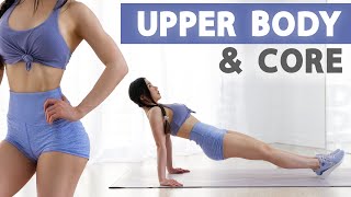 10 Min Upper Body amp Core Workout  2 Weeks Shred Challenge 2021 [upl. by Hak]