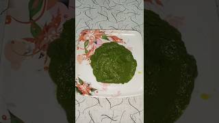 Palong Shak Chutney  Palak ki Chutney Recipe food shorts [upl. by Ramsa222]