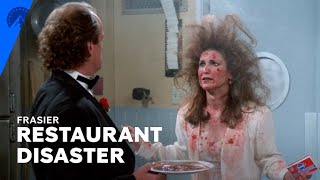 Frasier 1993  Frasier And Niles’ Restaurant Comes Crashing Down S2 E23  Paramount [upl. by Milty]