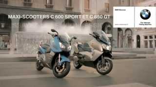 BMW Motorrad MaxiScooters C 600 Sport amp C 650 GT [upl. by Haneen619]