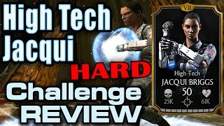 High Tech Jacqui Challenge HARD I hate dark magic MKX Mobile [upl. by Ravens]