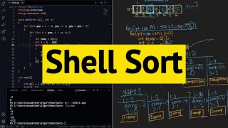 শেল সর্ট অ্যালগোরিদম Shell Sort Algorithm in Bangla [upl. by Nirad]