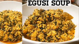 HOW TO COOK THE BEST EGUSI SOUP  HOW TO PREPARE LUMPY EGUSI SOUP  EGUSI SOUP RECIPE [upl. by Thun]