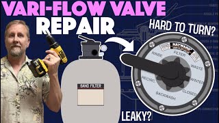 How to REPAIR and Service your HAYWARD VariFlow Valve [upl. by Enwahs]